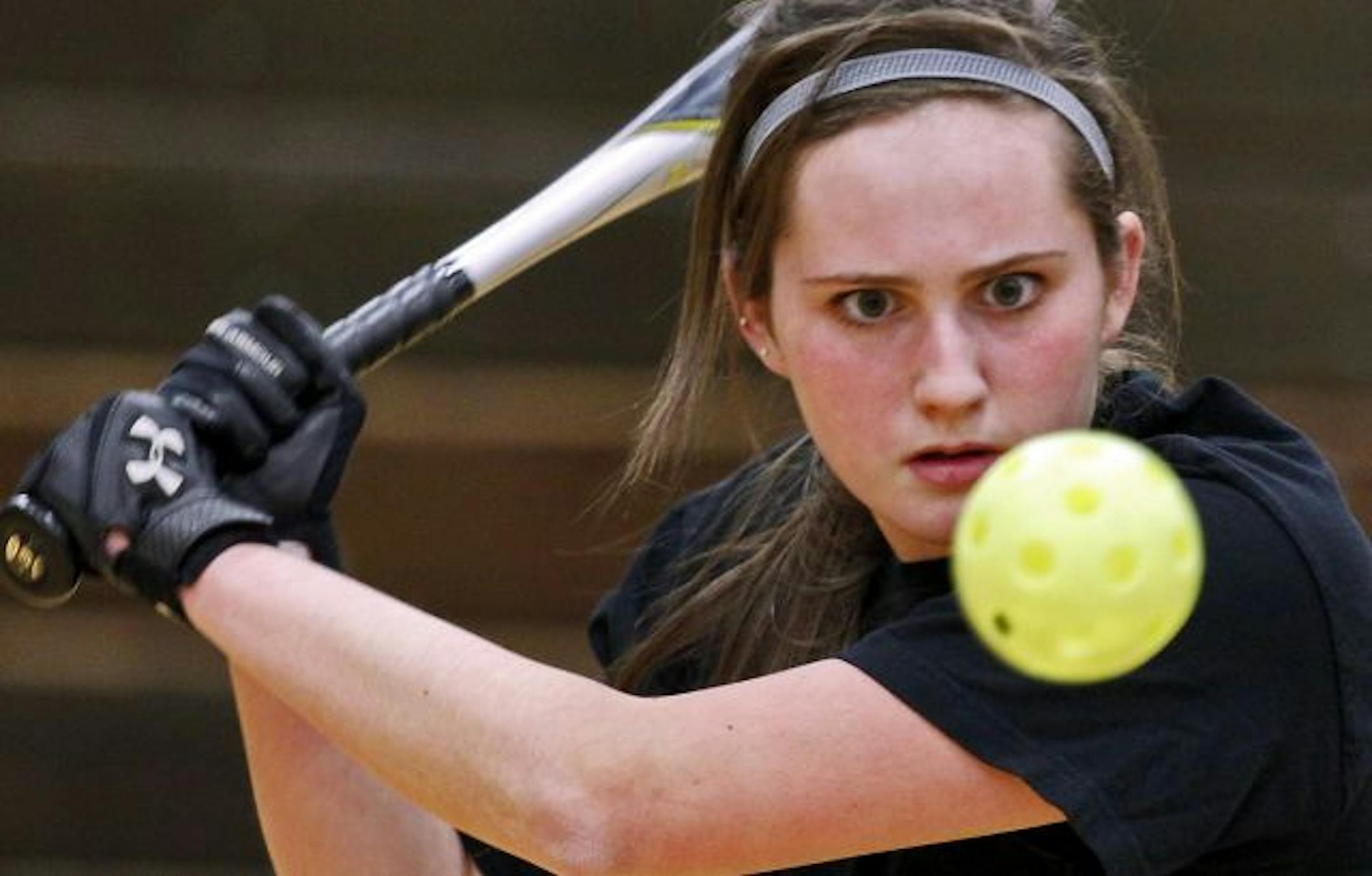 Sam Buhmann took batting practice for Prior Lake, which won 21 games last season and reached the state tournament.