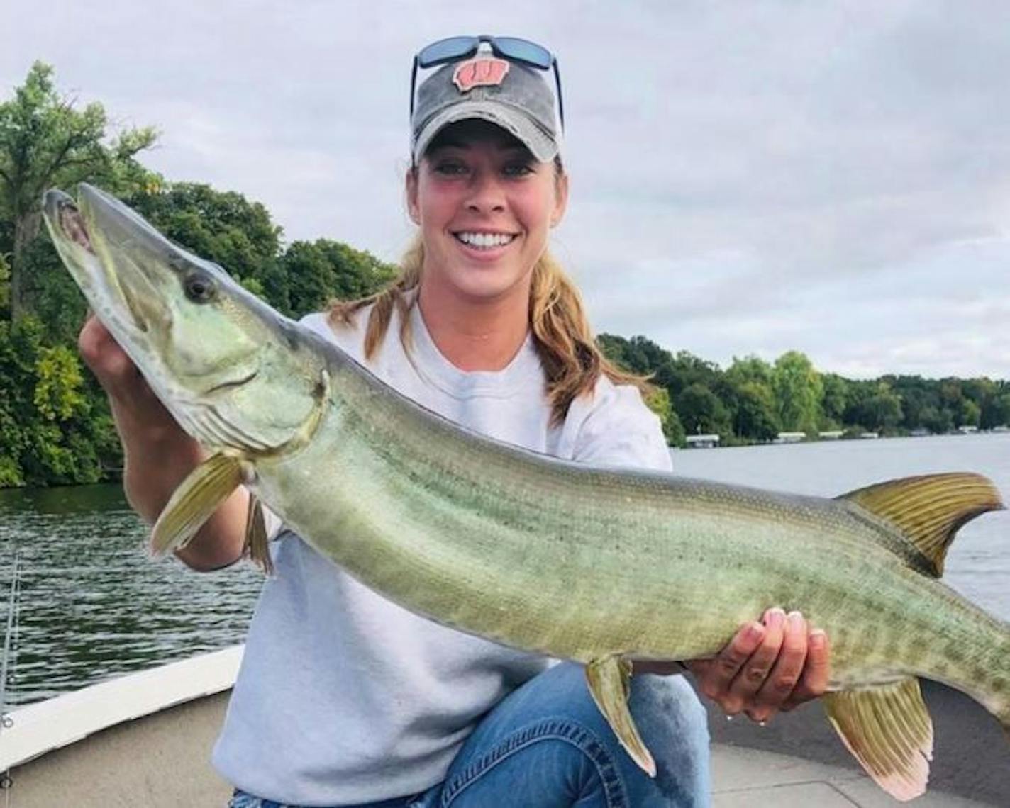 Tasia Kelley is a longtime outdoors enthusiast who helped save three fawns after she collided with a pregnant deer on a northwestern Wisconsin highway. Credit: Submitted photo