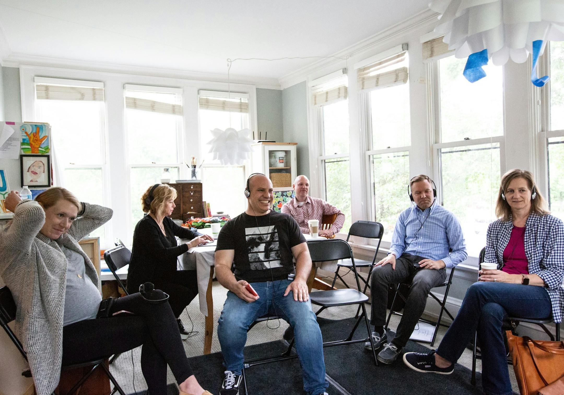 Before social distancing, a film crew worked inside a Minneapolis house represented by agent Charlotte Ariss. Going forward, only essential people will be allowed inside homes.
