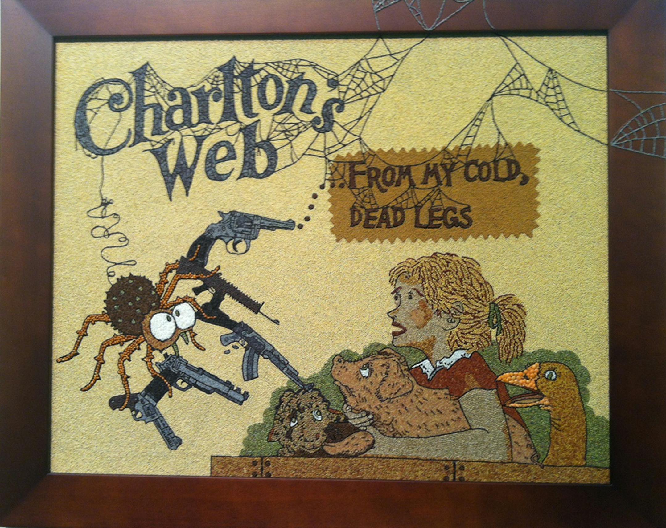 credit: Jon Bream, Star Tribune Laura Melnick‚Äôs best-of-show winner ‚ÄúCharlton‚Äôs Web‚Äù at the 2013 State Fair.