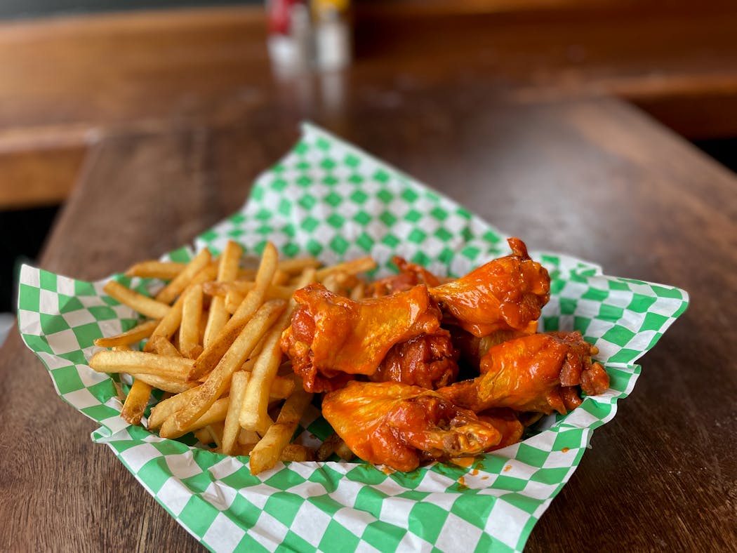 A downtown classic: Buffalo wings at Runyons.