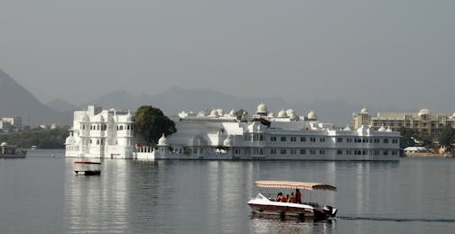 India- travel -FLOATING PALACE � The Lake Palace in Udaipur, once the summer palace for a royal family, is a posh hotel today.