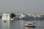 India- travel -FLOATING PALACE � The Lake Palace in Udaipur, once the summer palace for a royal family, is a posh hotel today.