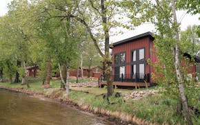Ruttger’s Bay Lake Resort in Deerwood has added contemporary lakeside cabins.
