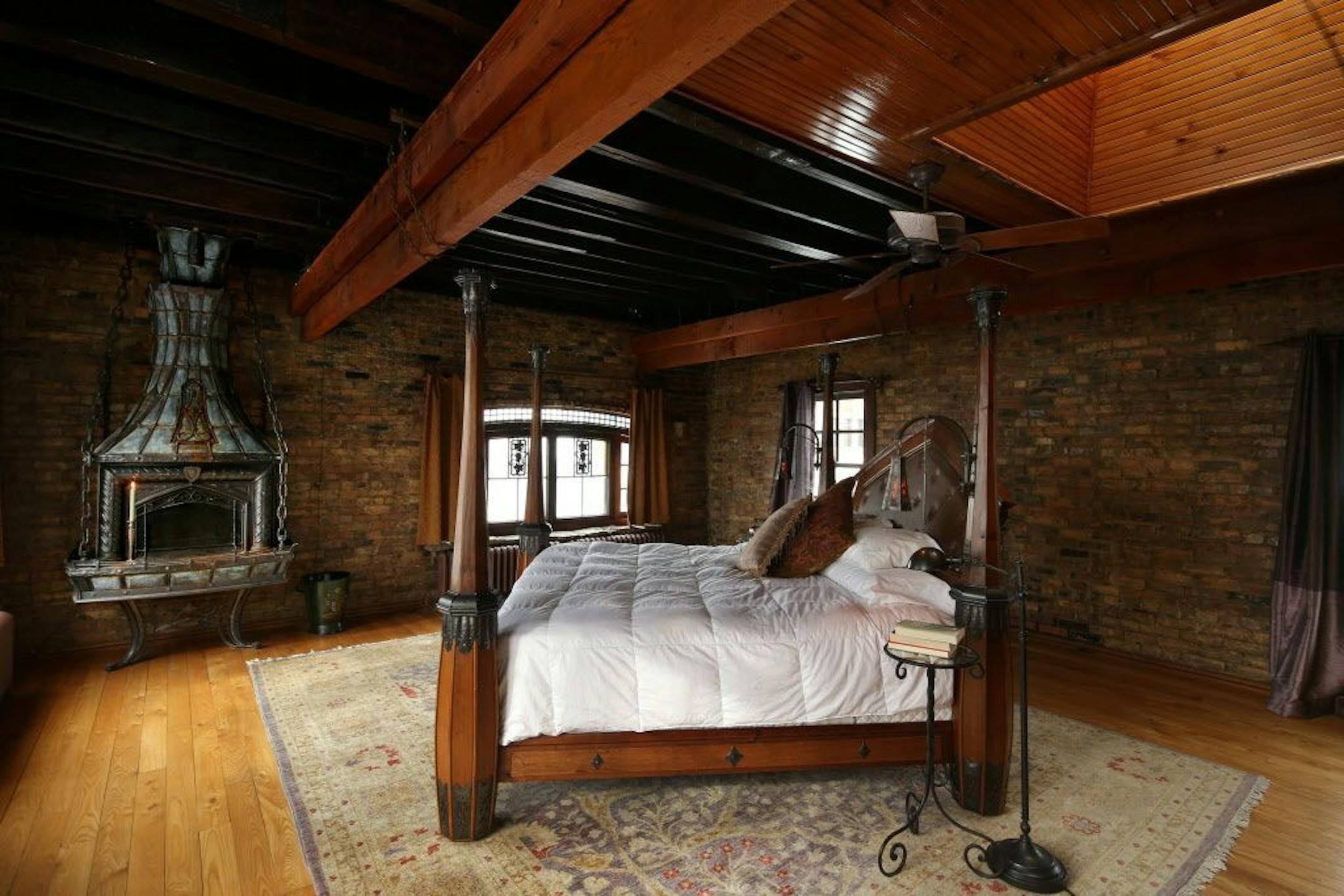 The master bedroom.