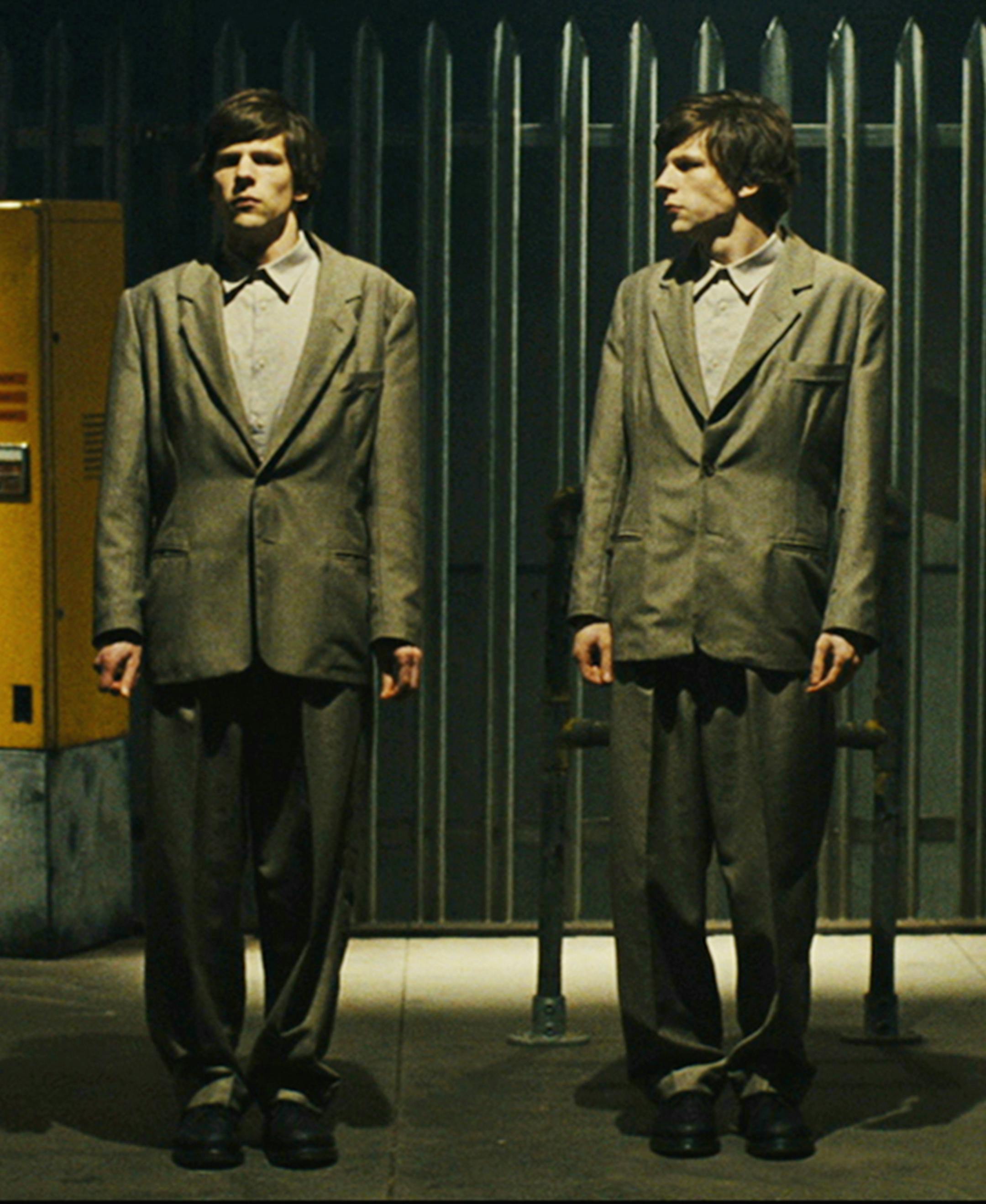 Jesse Eisenberg in THE DOUBLE, a Magnolia Pictures release. Photo courtesy of Magnolia Pictures. Photo credit: Dean Rodgers