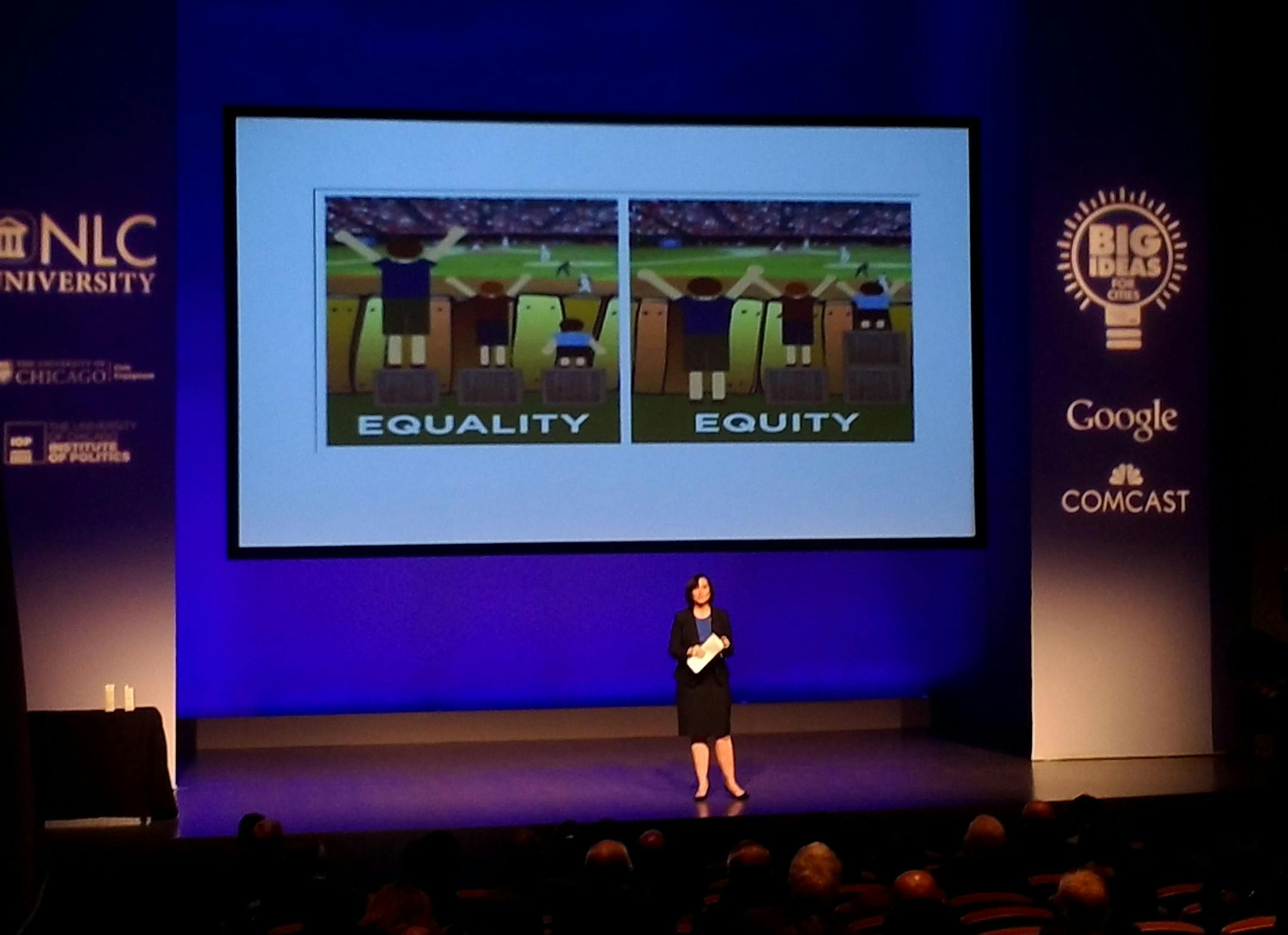 PHOTO BY MALCOM CHAPMAN Betsy Hodges at National League of Cities convention