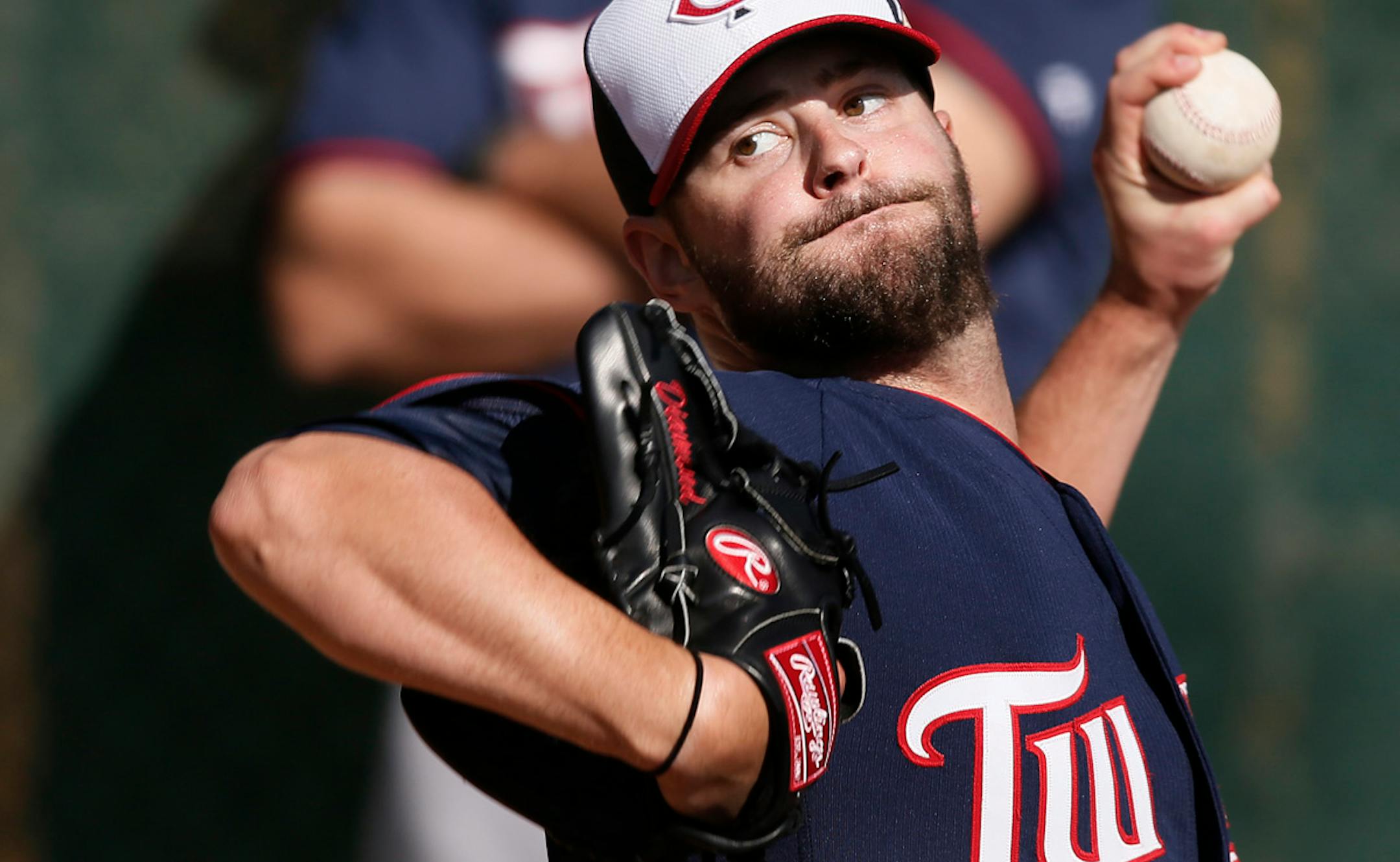 Scott Diamond threw in the bullpen Thursday Feb 20. 2014 in Fort Myers, Florida at Lee County Sports Complex. ] JERRY HOLT jerry.holt@startribune.com Jerry Holt