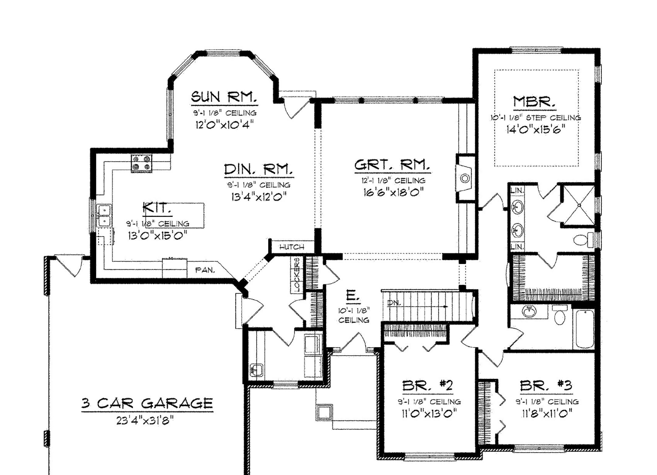 Home plan for 121414: The reinvented ranch.