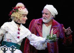 Charity Jones played the Ghost of Christmas Past opposite Peter Michael Goetz as Scrooge in the Guthrie's 2003 production of "A Christmas Carol."