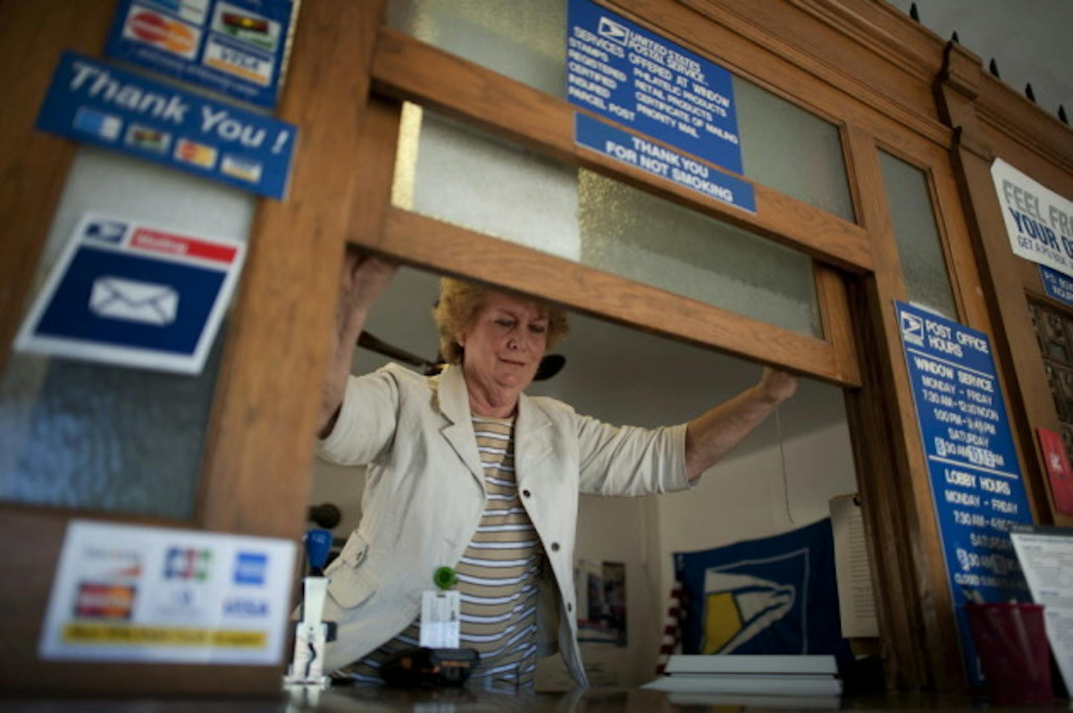 The post office in Danvers, Minn., was also on the list for possible closure. Photo by Glen Stubbe