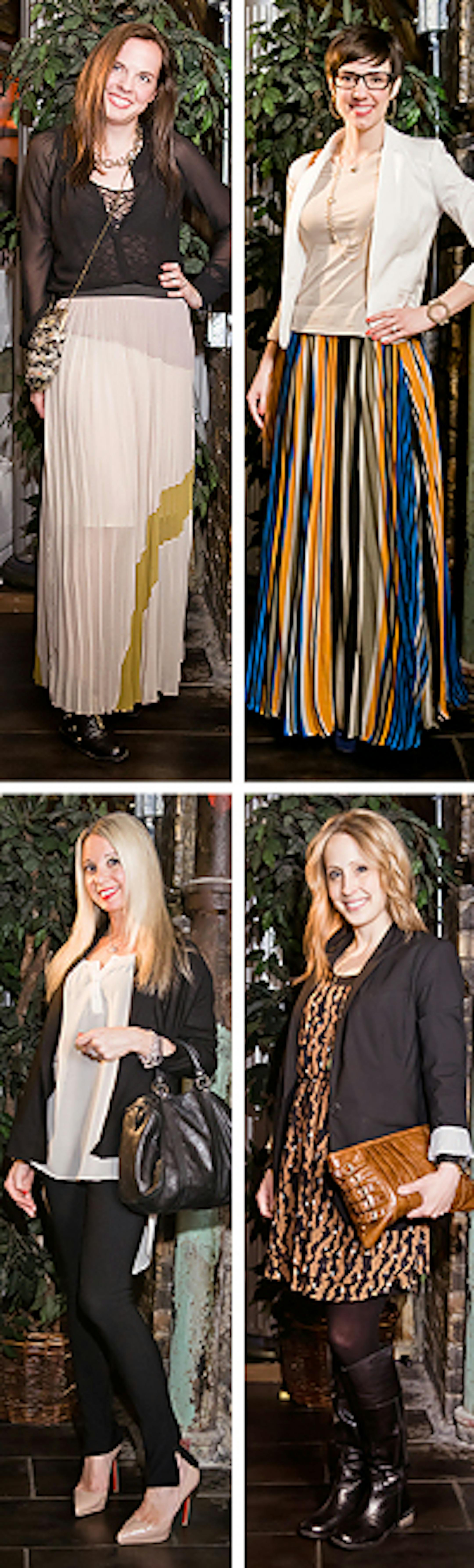 Clockwise from top - Jessica Moriarty, Megan Kennedy, Katie Engelby, Emily Erusha-Hilleque