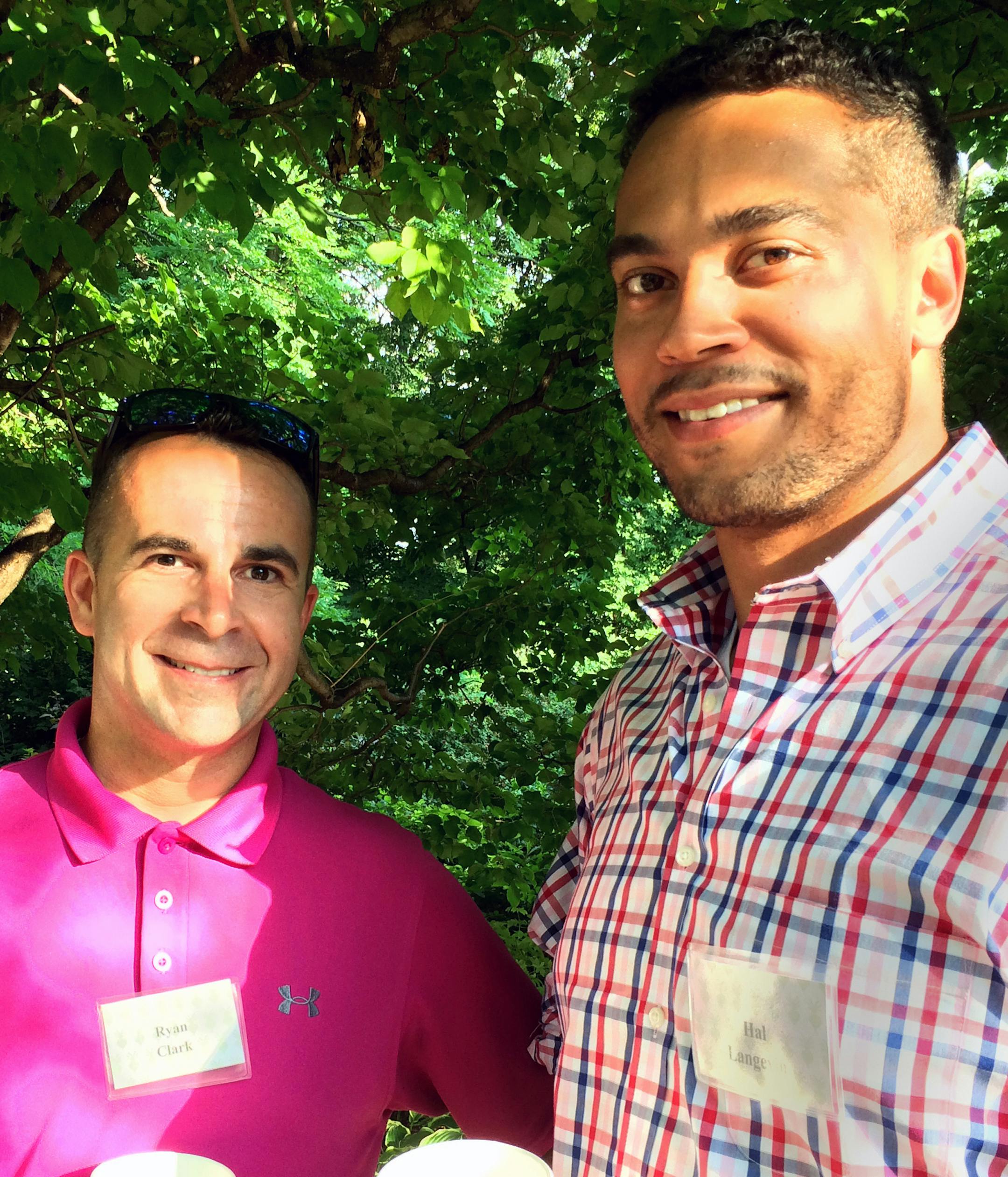 The perennial gardens at the Minnesota Landscape Arboretum made the perfect setting for the annual Taste and Toast fundraising event. Ryan Clark and Travis Bailey