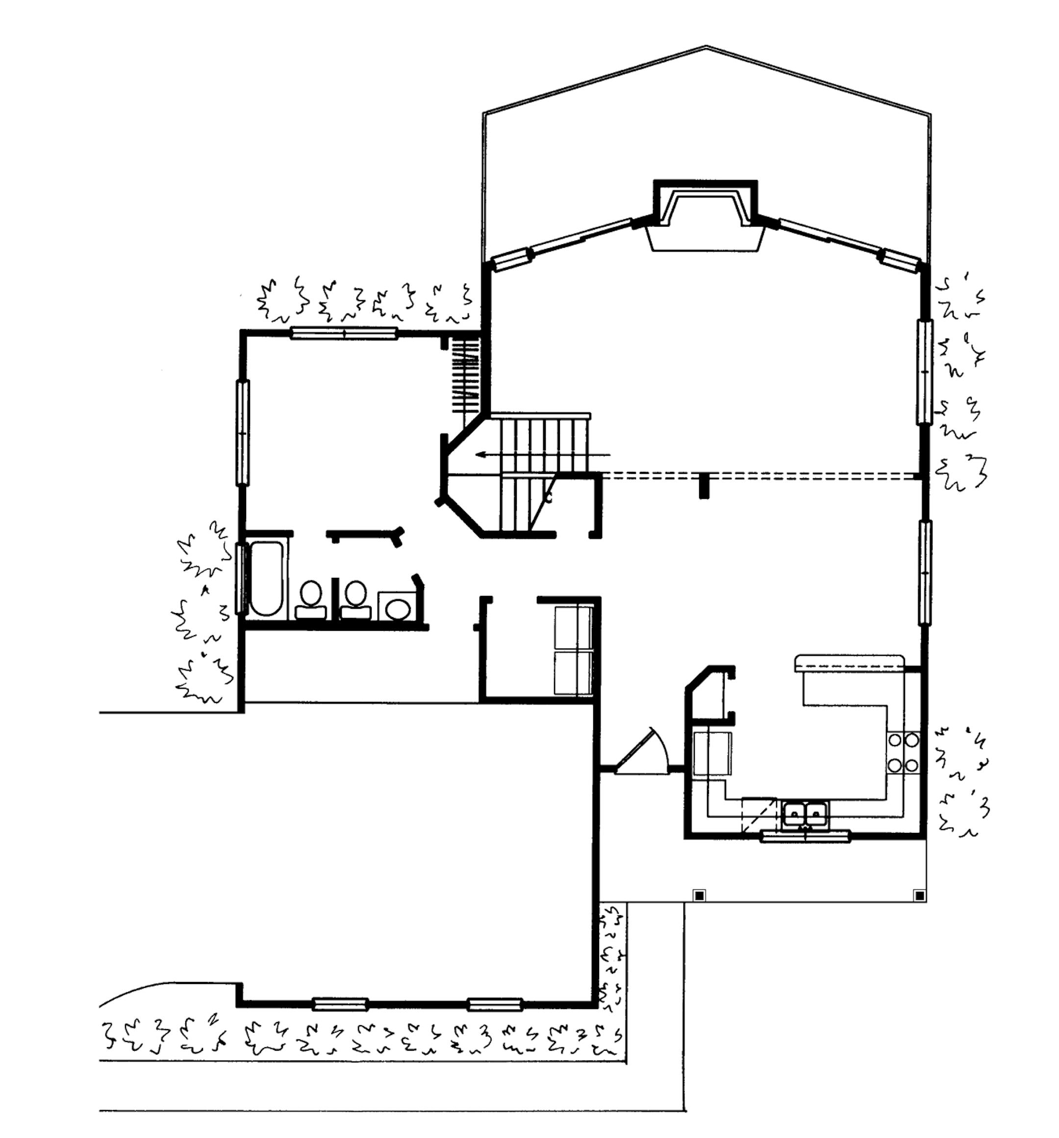 homeplan DD-1646. first floor