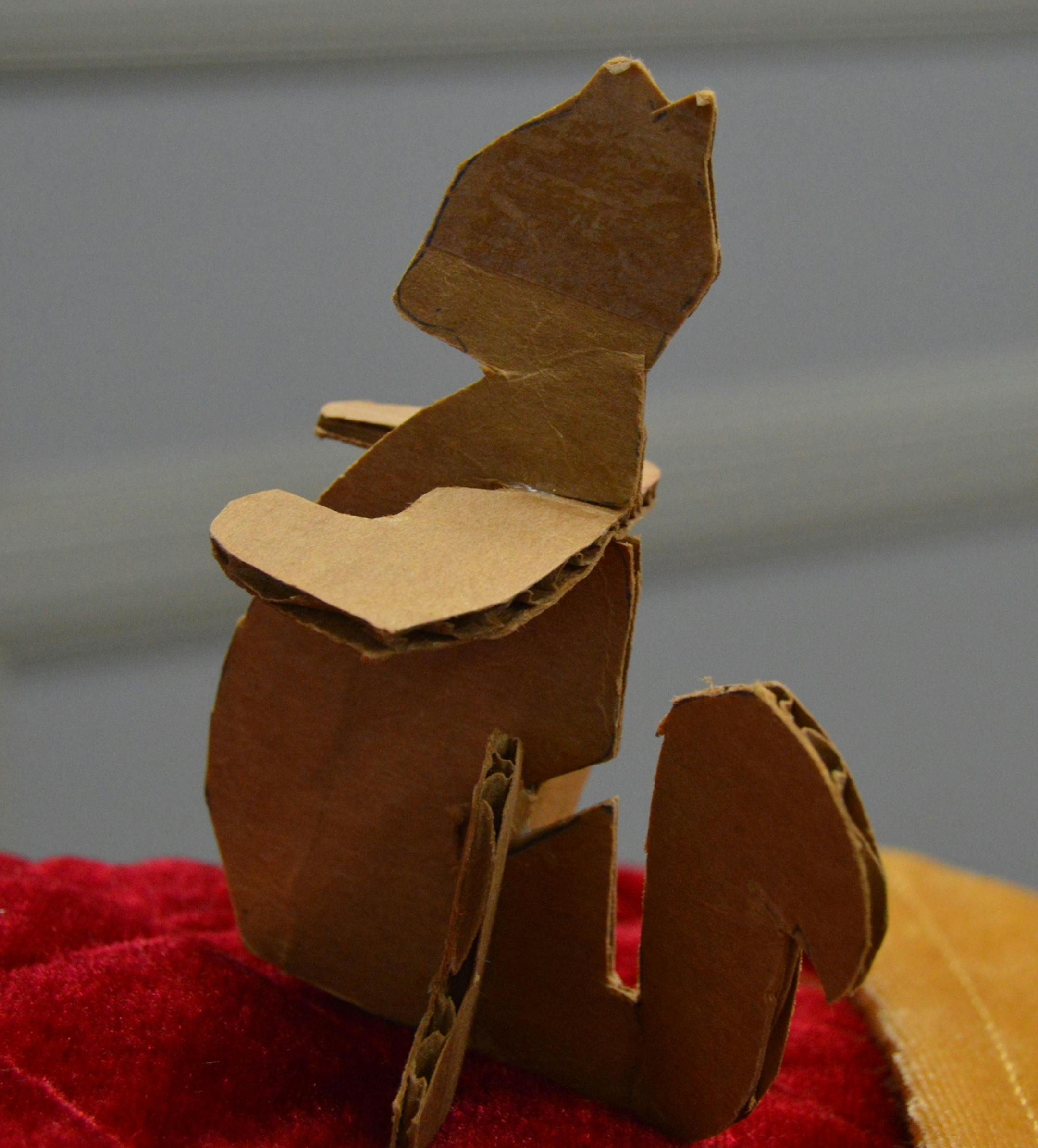 School counselor Pat Christofferson received this handmade 3-D cardboard squirrel from a 6-year-old student whose family didn't have the financial resources to shop for gifts. She treasures it as a reminder that the most precious gifts are not ones that you buy.
