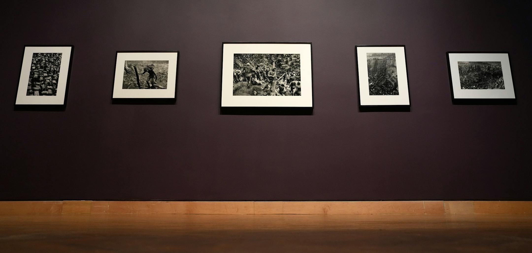 A series of photographs by Sebastiao Salgado, Cast of Thousands, Serra Pelada hangs in the new ReVisión: Art in the Americas exhibit during a press preview Thursday, June 29, 2023 at the Minneapolis Institute of Art in Minneapolis. ] ANTHONY SOUFFLE • anthony.souffle@startribune.com