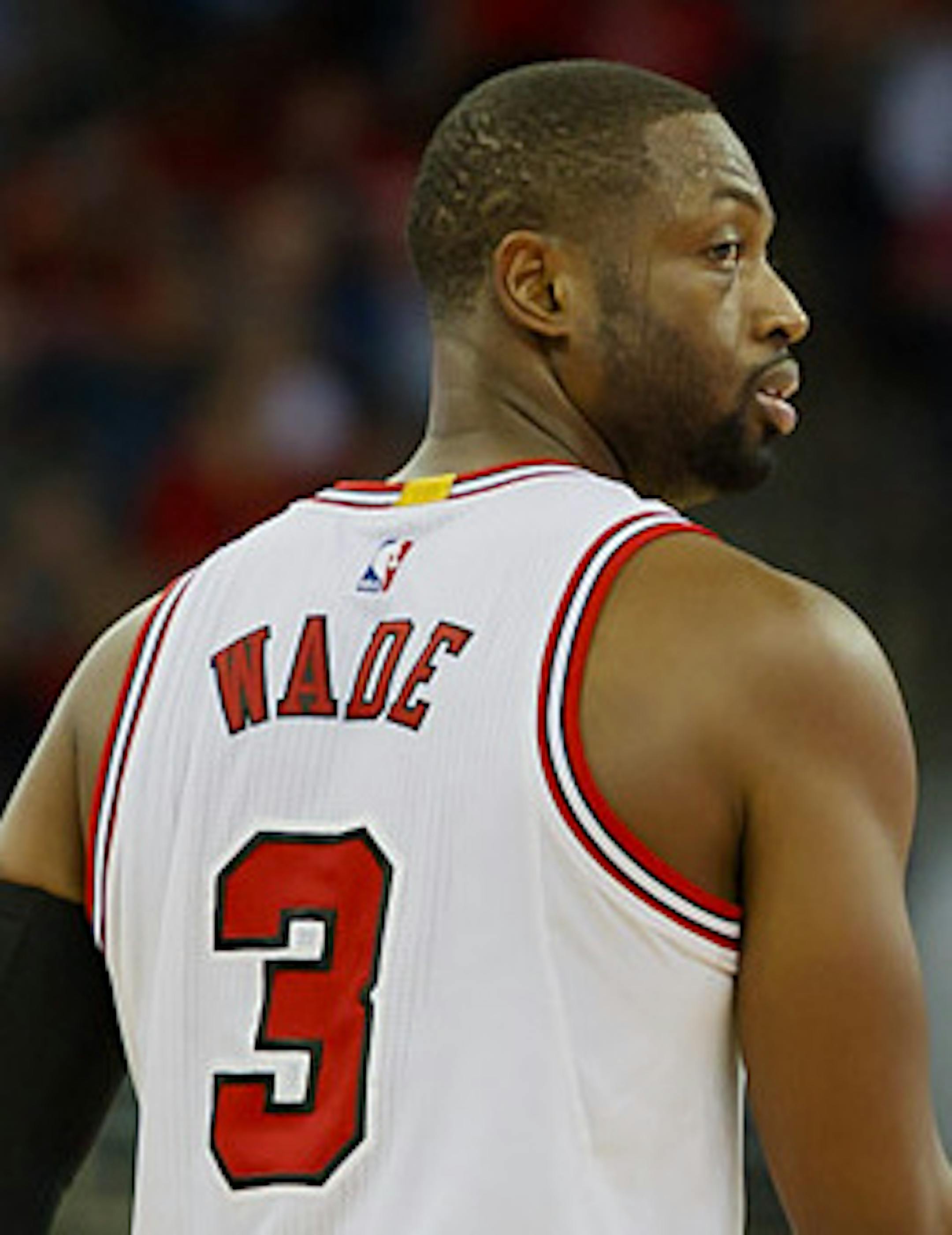 October 20, 2016 - Omaha, NE U.S. - Chicago Bulls guard Dwyane Wade #3 in 2nd half action during an NBA basketball game between Atlanta Hawks vs Chicago Bulls at the CenturyLink Center in Omaha, NE..Attendance: 15,506.Atlanta won 97-81.Michael Spomer/Cal Sport Media (Cal Sport Media via AP Images) ORG XMIT: CSMAP