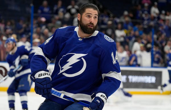Winger Pat Maroon has won Stanley Cups with Tampa Bay and St. Louis.
