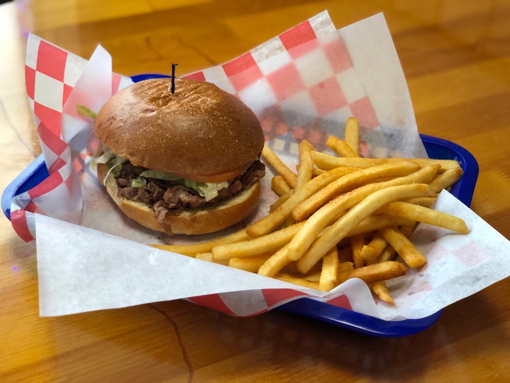The Sorry Babe is one of the signature sandwiches from Blue Ox Sandwich Factory.