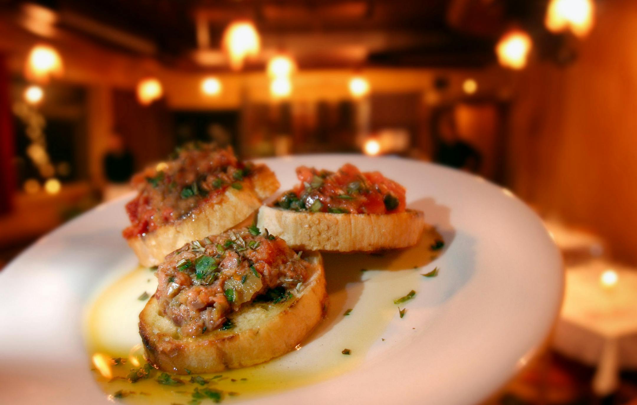Bruschetta at Al Vento in south Minneapolis.