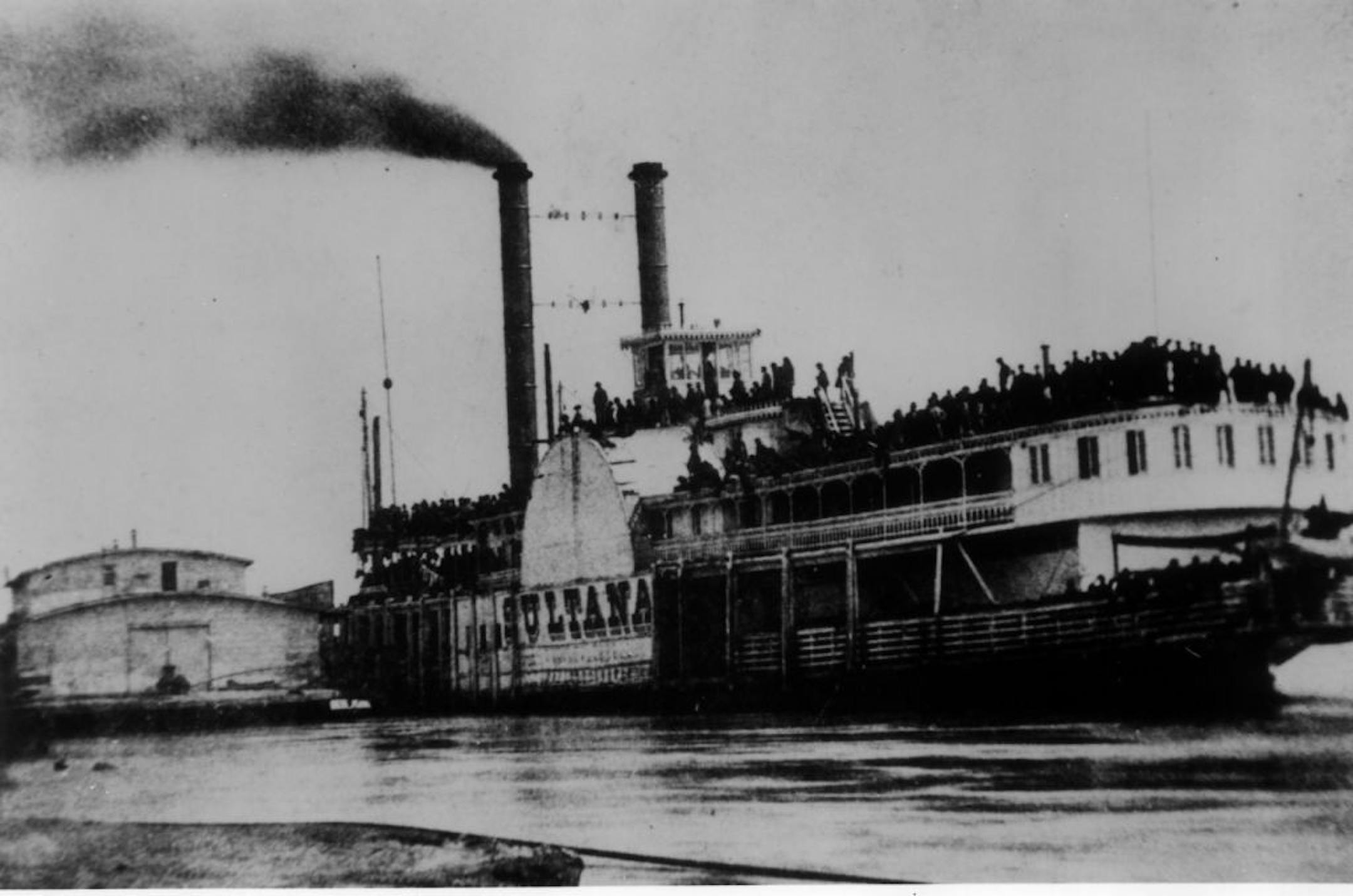 S.S. Sultana held more than seven times its capacity when it sank in the Mississippi River on April 27, 1865.