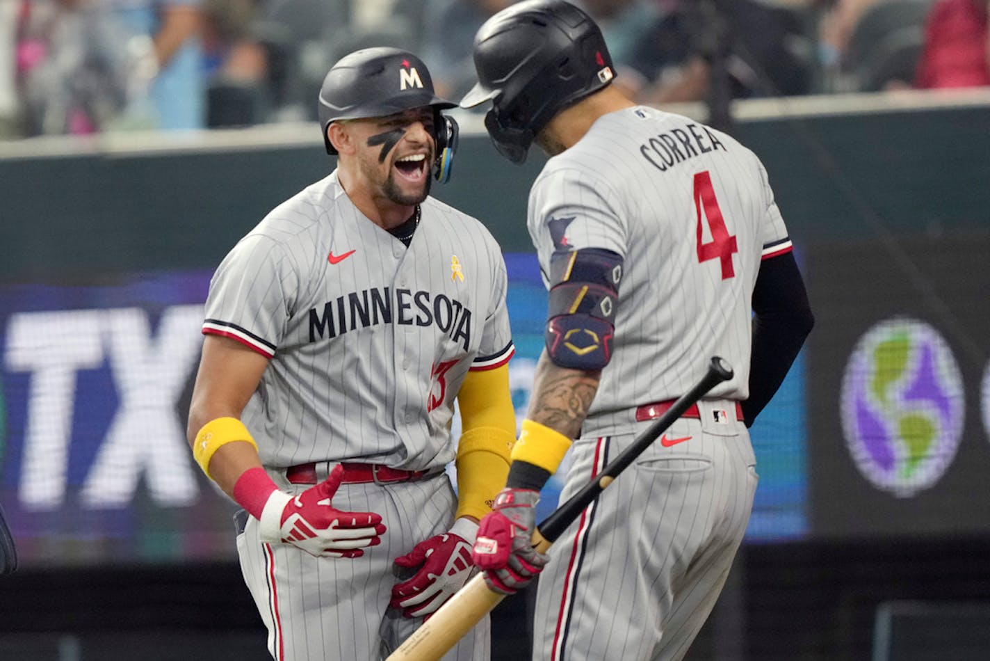 Minnesota Twins' Royce Lewis (23) has been on a tear.