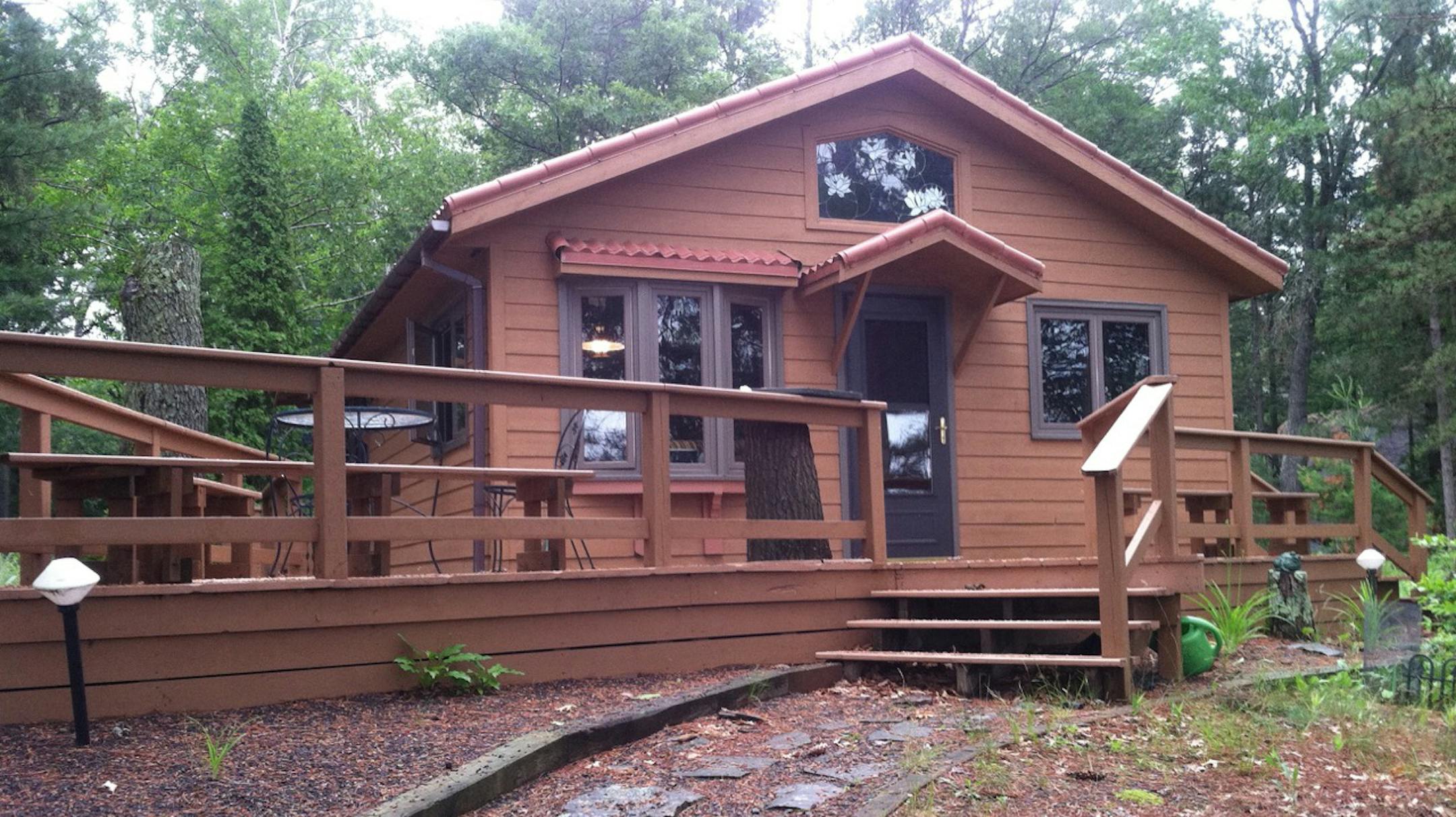 Ledin family cabin for Outdoors Weekend.