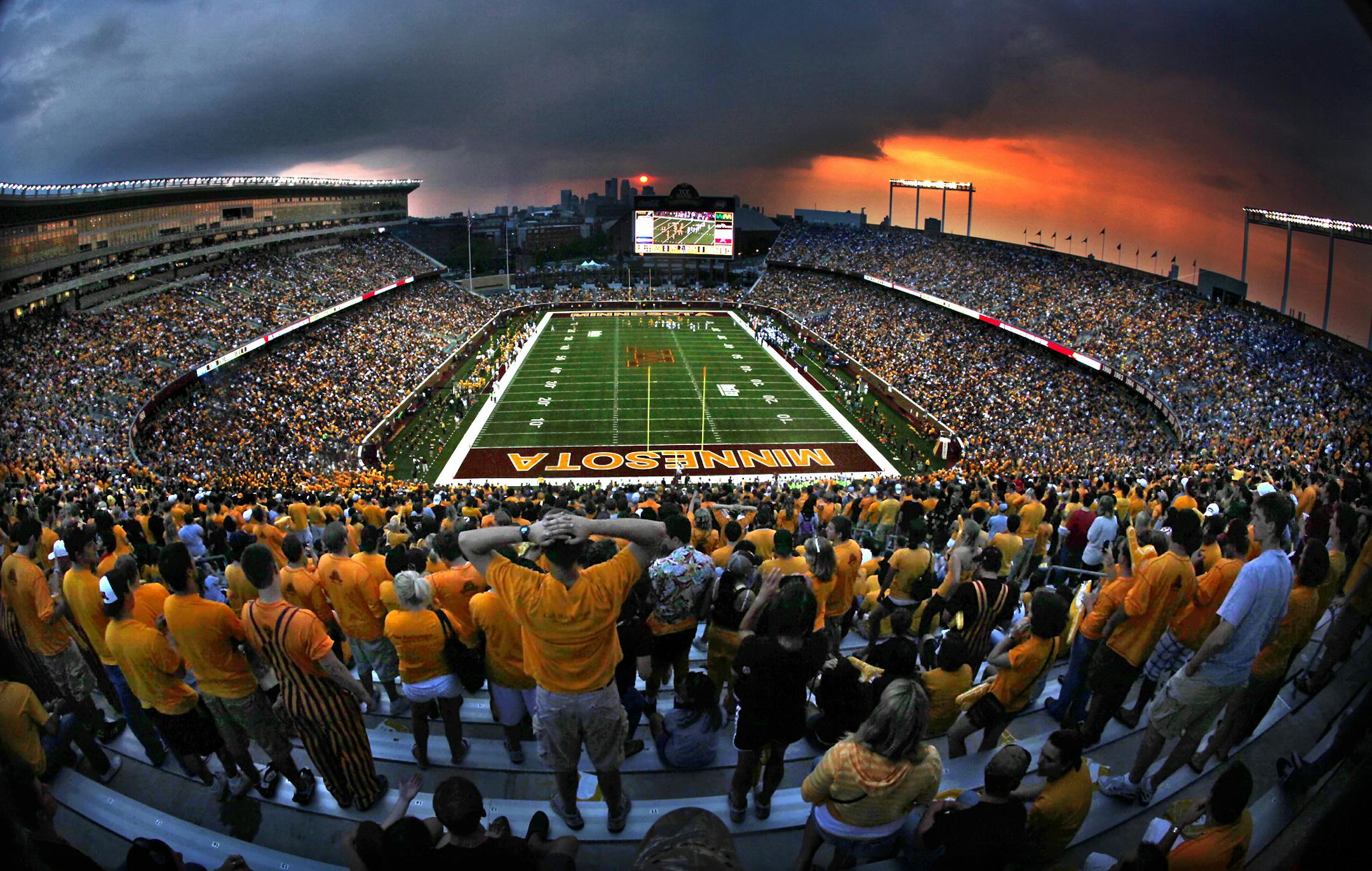 TCF Bank Stadium on the U of M campus