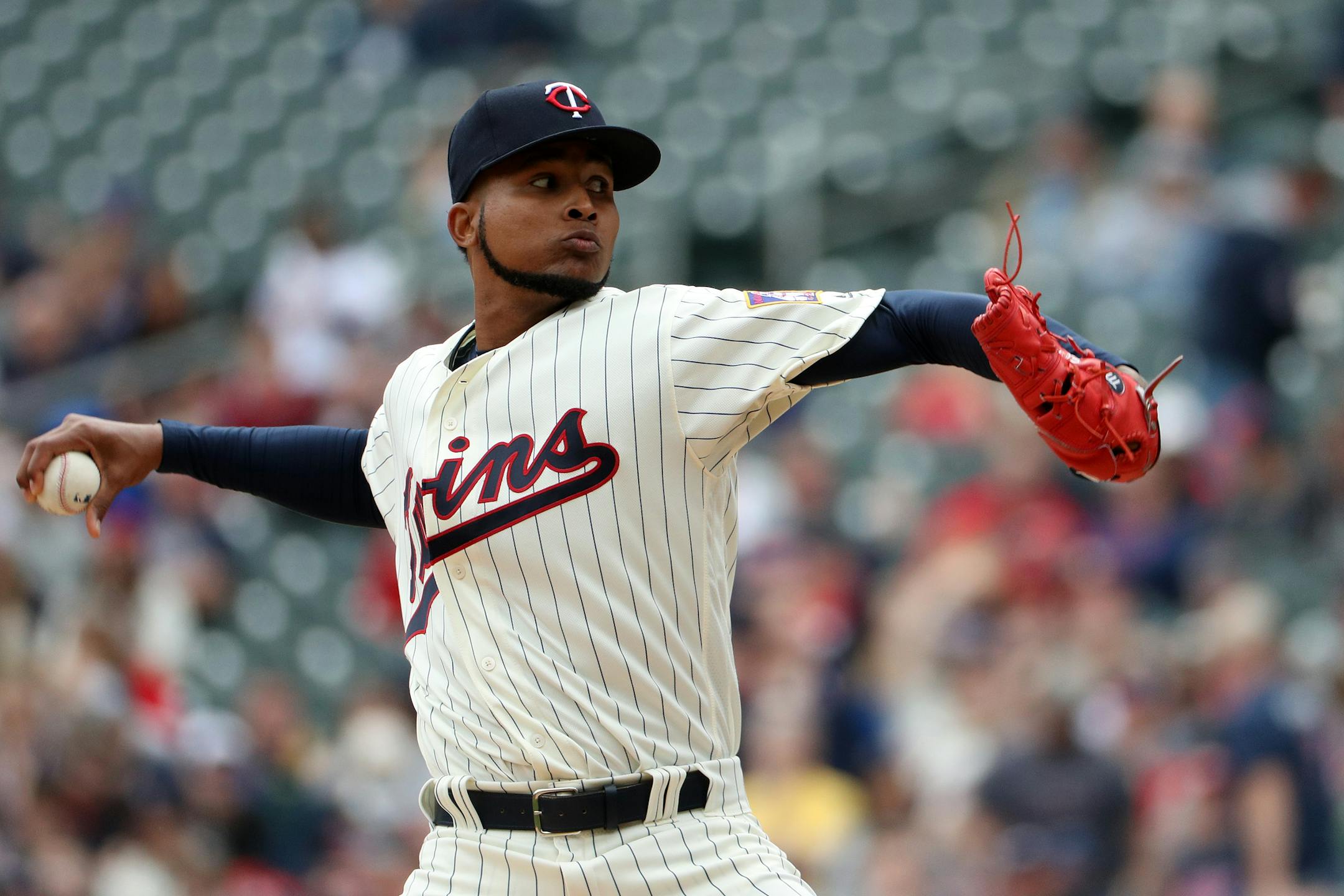 Minnesota Twins starting pitcher Ervin Santana.