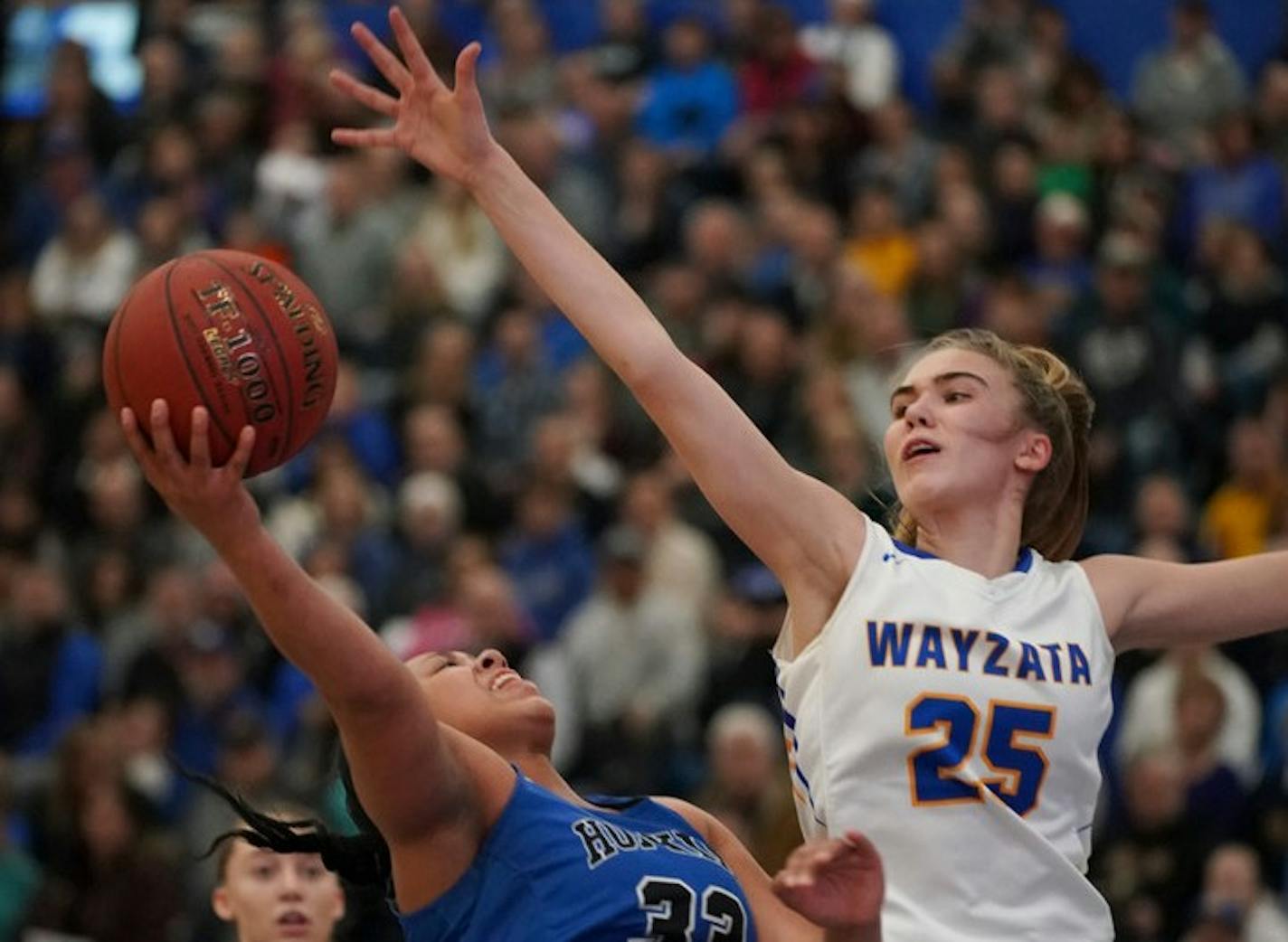 Wayzata guard Mara Braun (25) picked the Gophers