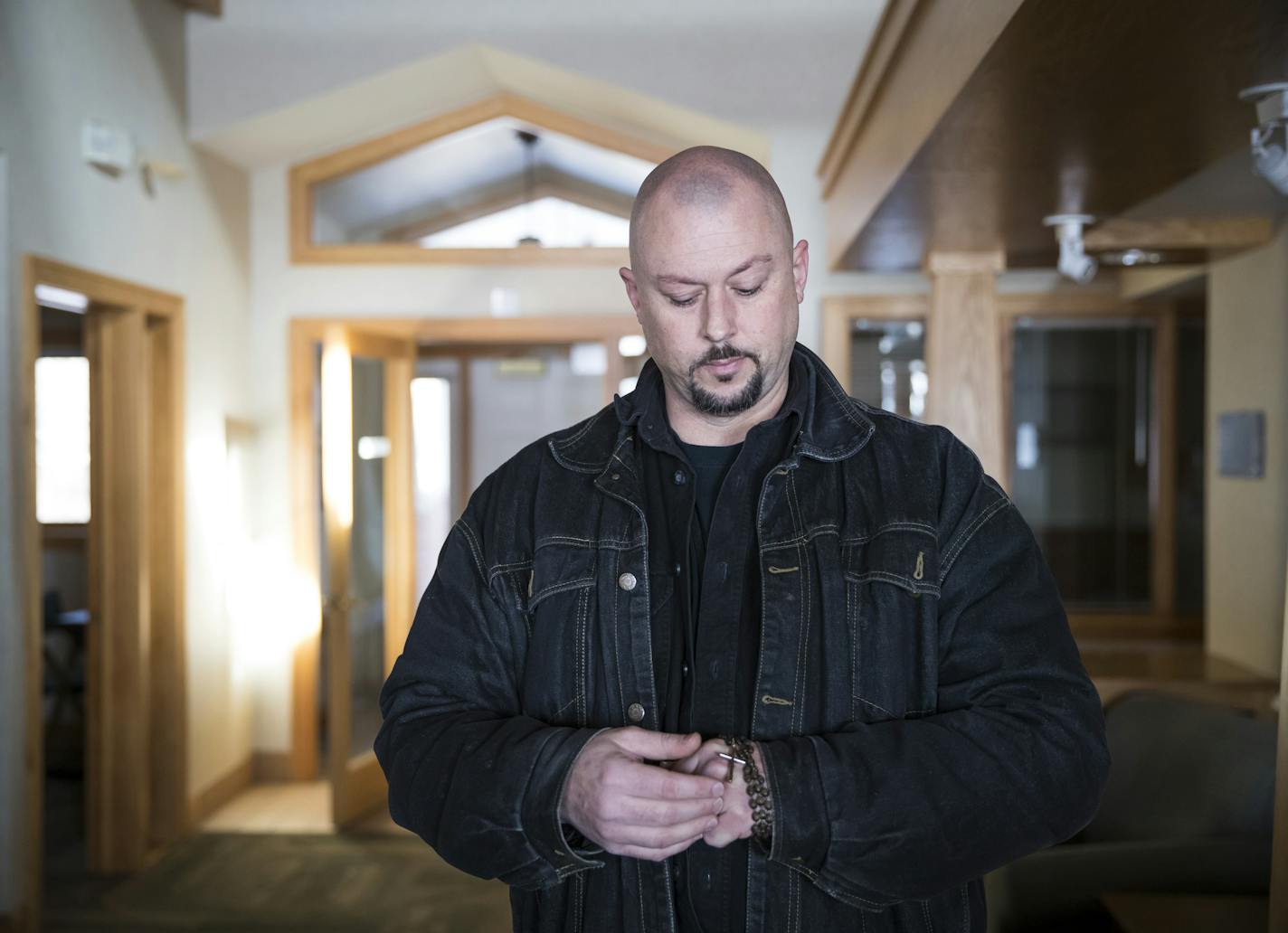 Crescent Cove volunteer Zach Tift, whose 16-year-old daughter Maryah died of cancer in 2010, held a rosary as he toured a common room at the planned hospice. &#x201c;Any place where somebody passes becomes sacred,&#x201d; he said.