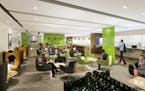 Artist rendering of what the "Escape Lounge" at the Minneapolis-St. Paul International Airport might look like. The lounge could be open as soon as De