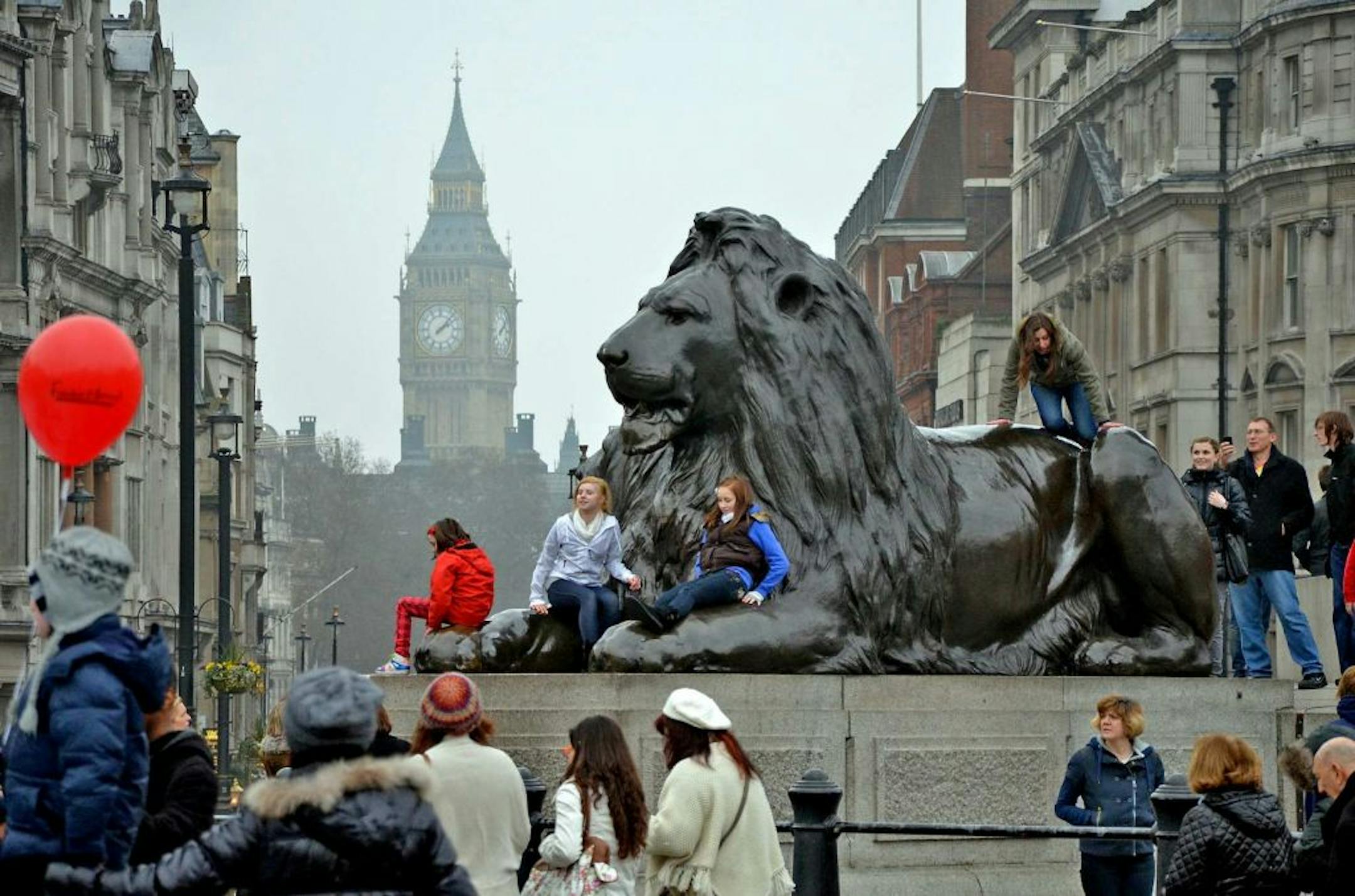 Four beloved lions have guarded Nelson's Column in London's Trafalgar Square since the 1860s.