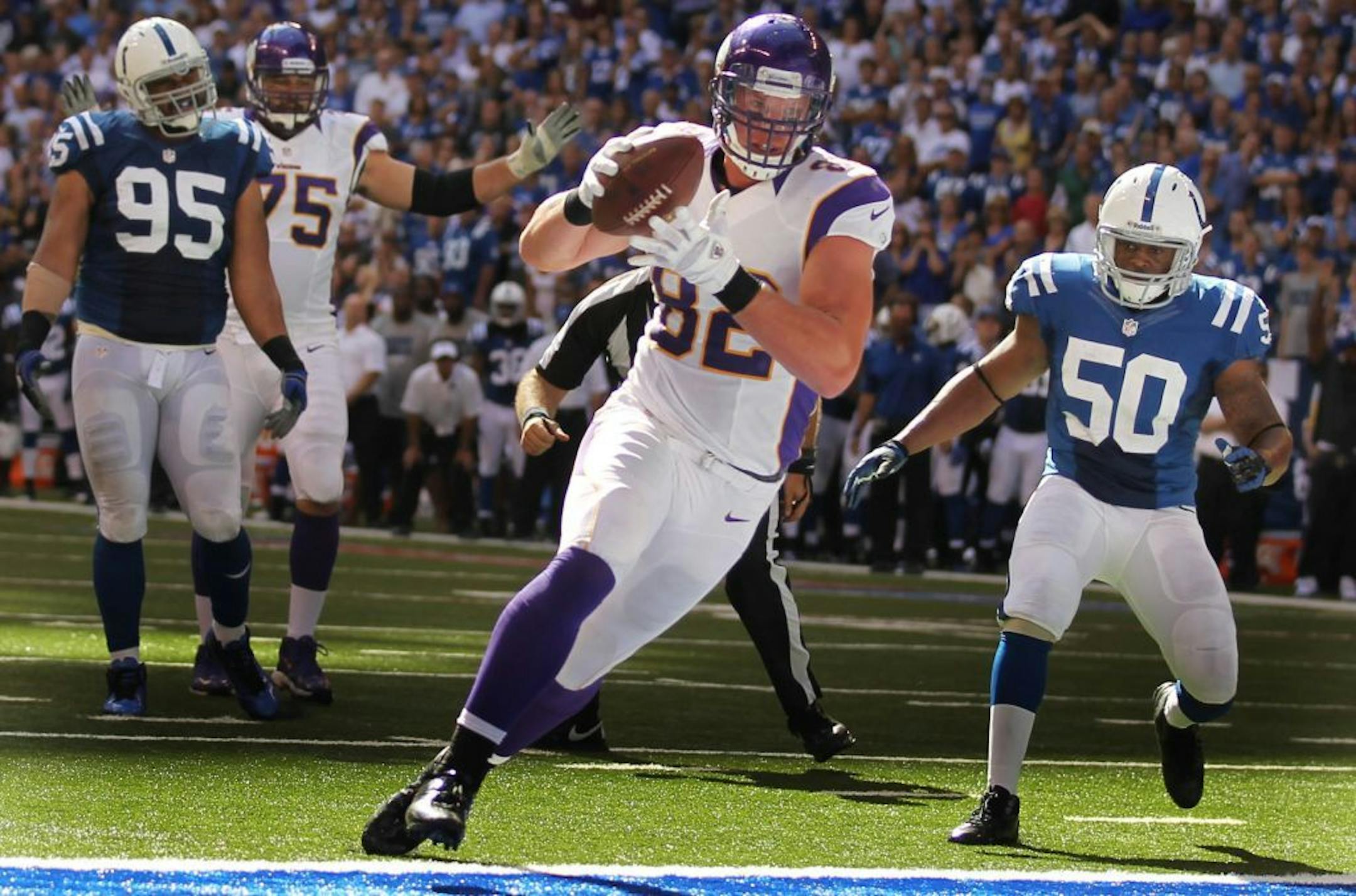 Minnesota Vikings tight end Kyle Rudolph.