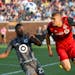 Minnesota United forward Carlos Darwin Quintero (25) and Toronto FC defender Nick Hagglund (6) battled for the ball in the second half. ] AARON LAVINS