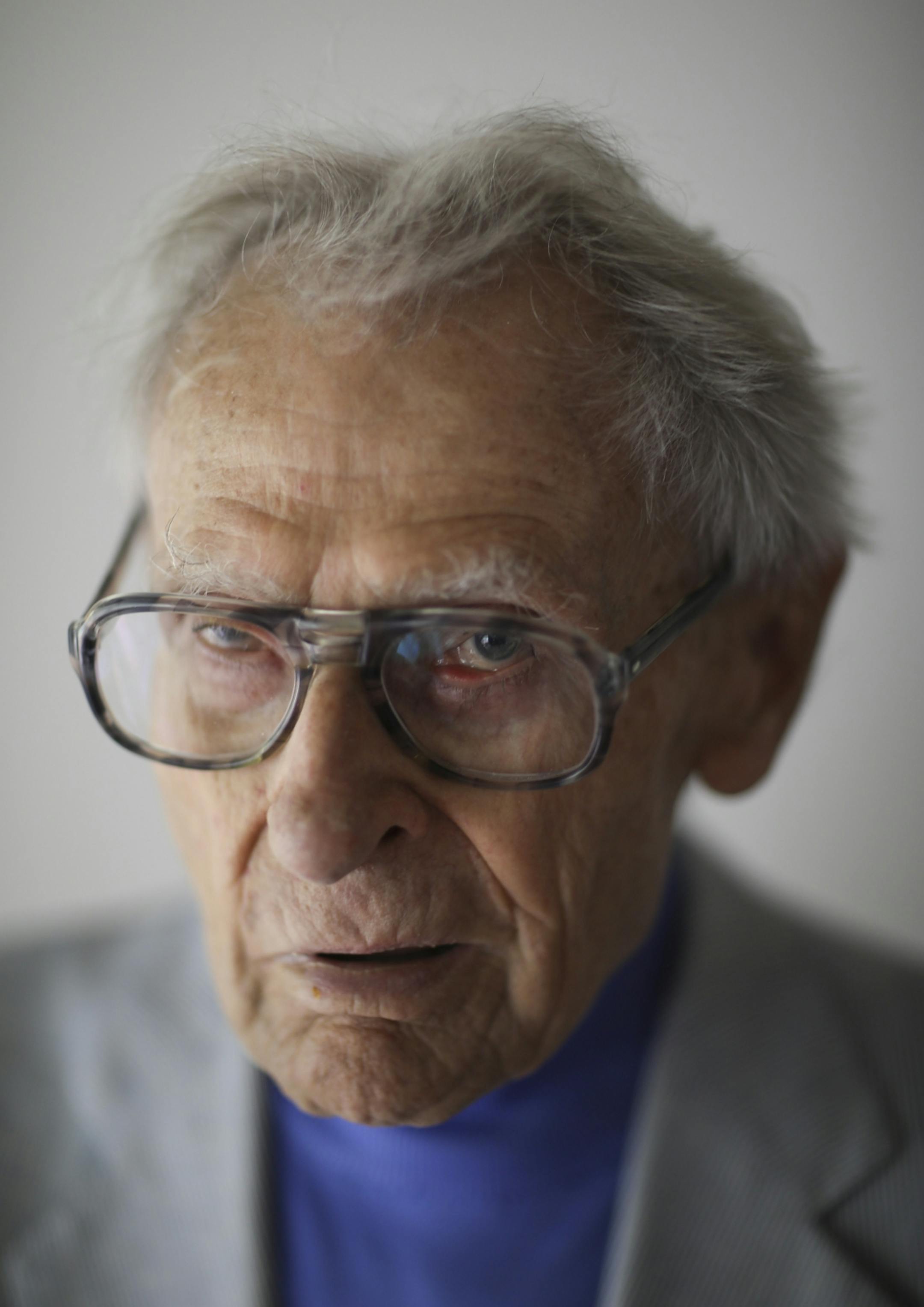 Minnesota Orchestra Conductor Laureate Stanislaw Skrowaczewski, 93, at his home in Plymouth.