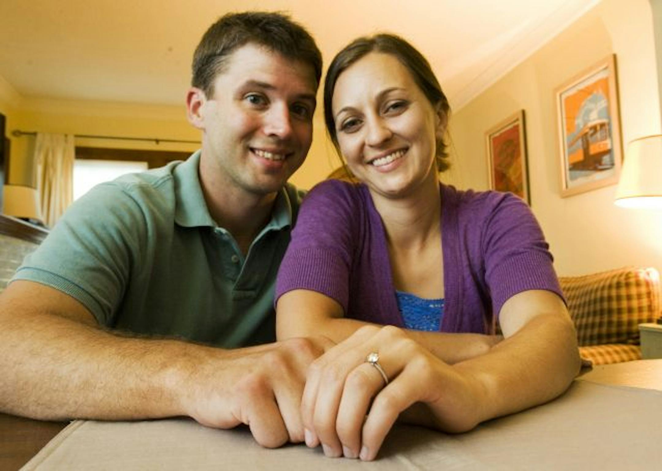 Adam Segar and Sara Stocco thought Sara's engagement ring was lost forever in Lake Minnetonka, but diver Denny Geffre thought otherwise.