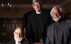 Rabbi Ted Falcon, Pastor Don Mackenzie and Imam Jamal Rahman, who call themselves the Interfaith Amigos, spoke recently at Plymouth Congregational Chu