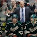 Wild coach Mike Yeo argued his point during Saturday's 3-2 shootout loss to Detroit. The Wild can clinch a playoff berth if it beats Winnipeg in regul