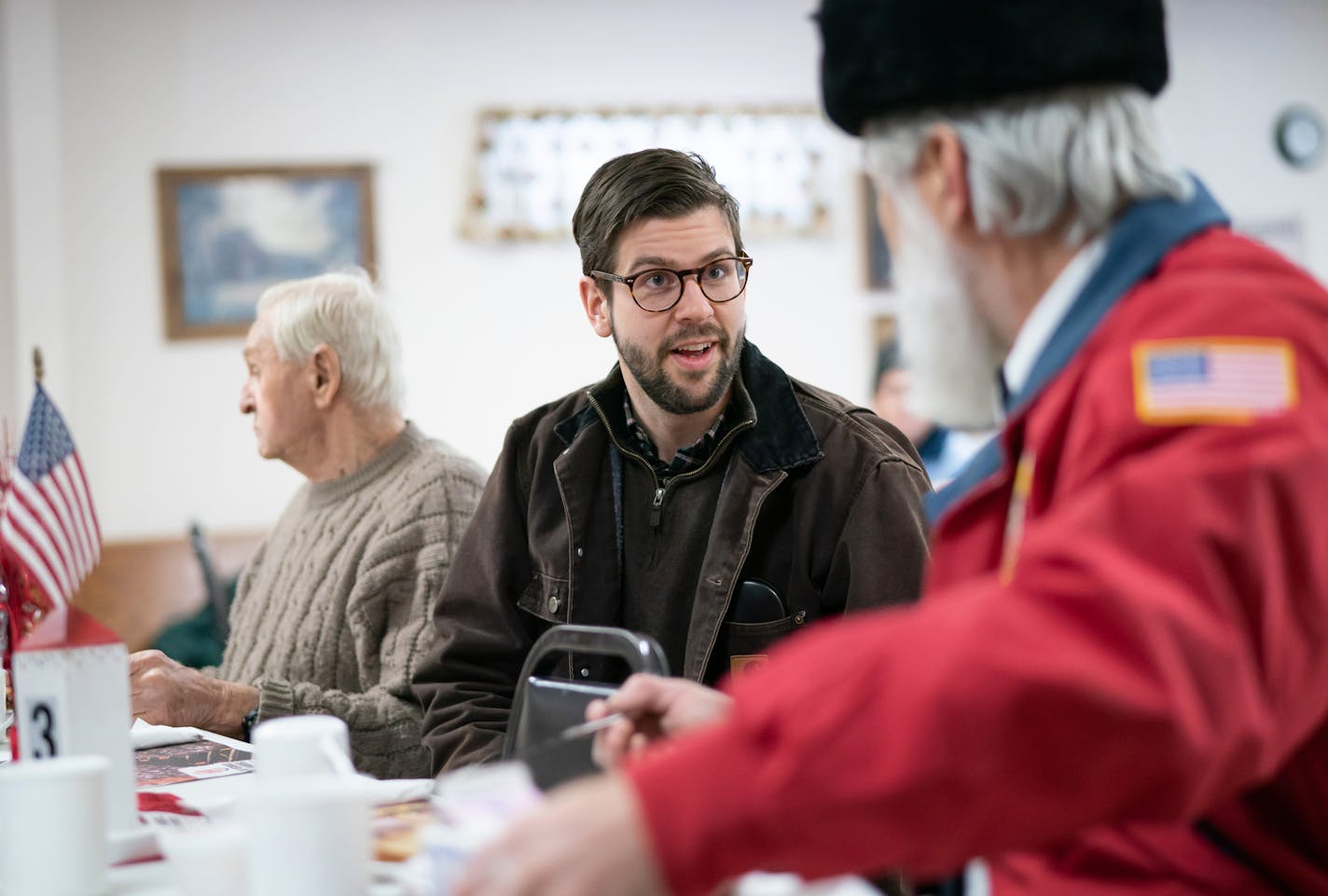 Stu Lourey, DFL candidate for State Senate in the SD11 special election, spoke with Jim Klatt at a senior center in Hinkley. ] GLEN STUBBE &#x2022; glen.stubbe@startribune.com Thursday, January 31, 2019 A look at the high stakes special election for an open state Senate seat in East Central Minnesota. Outside groups and political parties are pouring millions into a race that will determine whether Republicans expand their narrow majority in the Senate. The race could also be a bellweather for 20