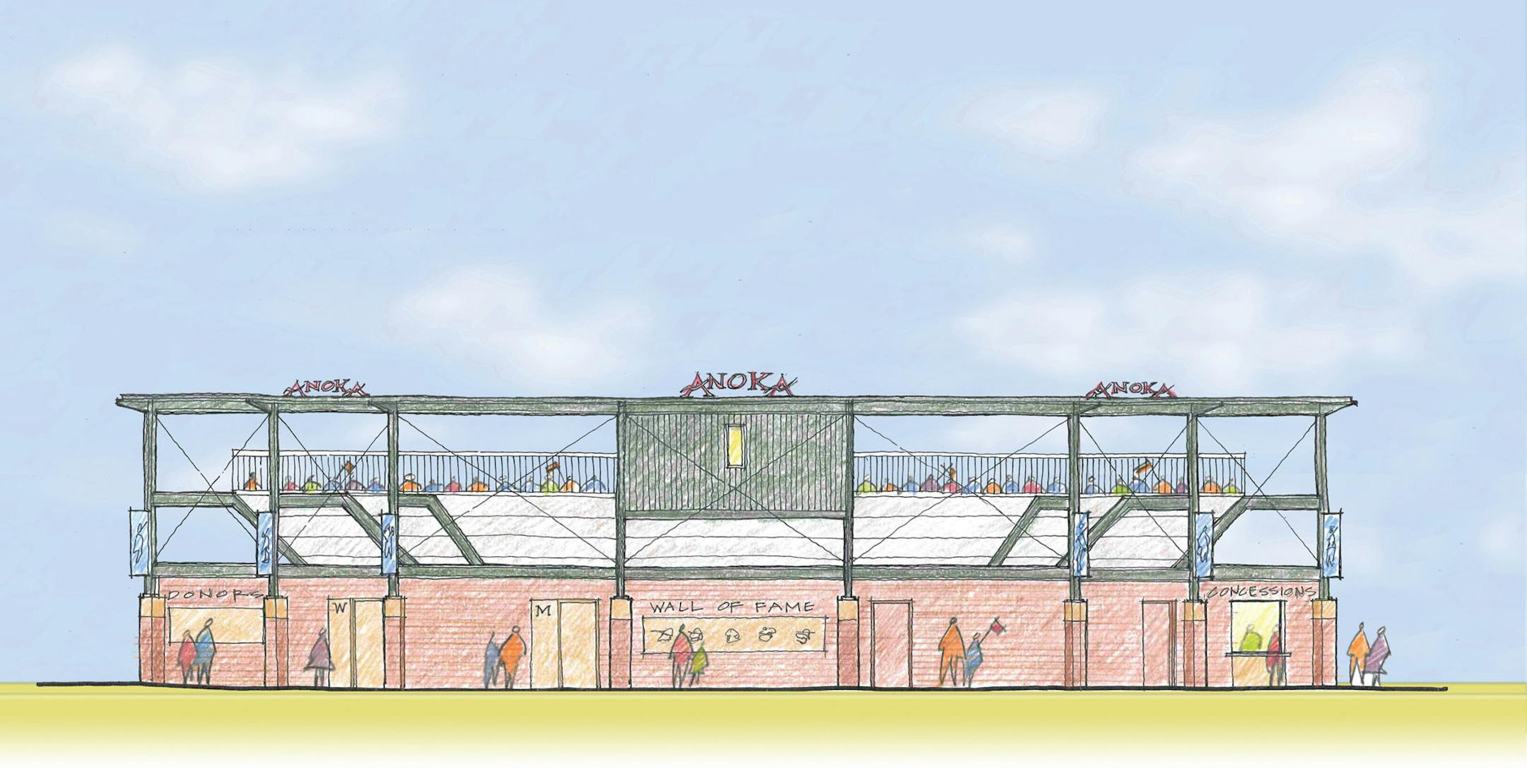 292 Design Group Anoka Castle Field rendering ORG XMIT: MIN2013061716381999