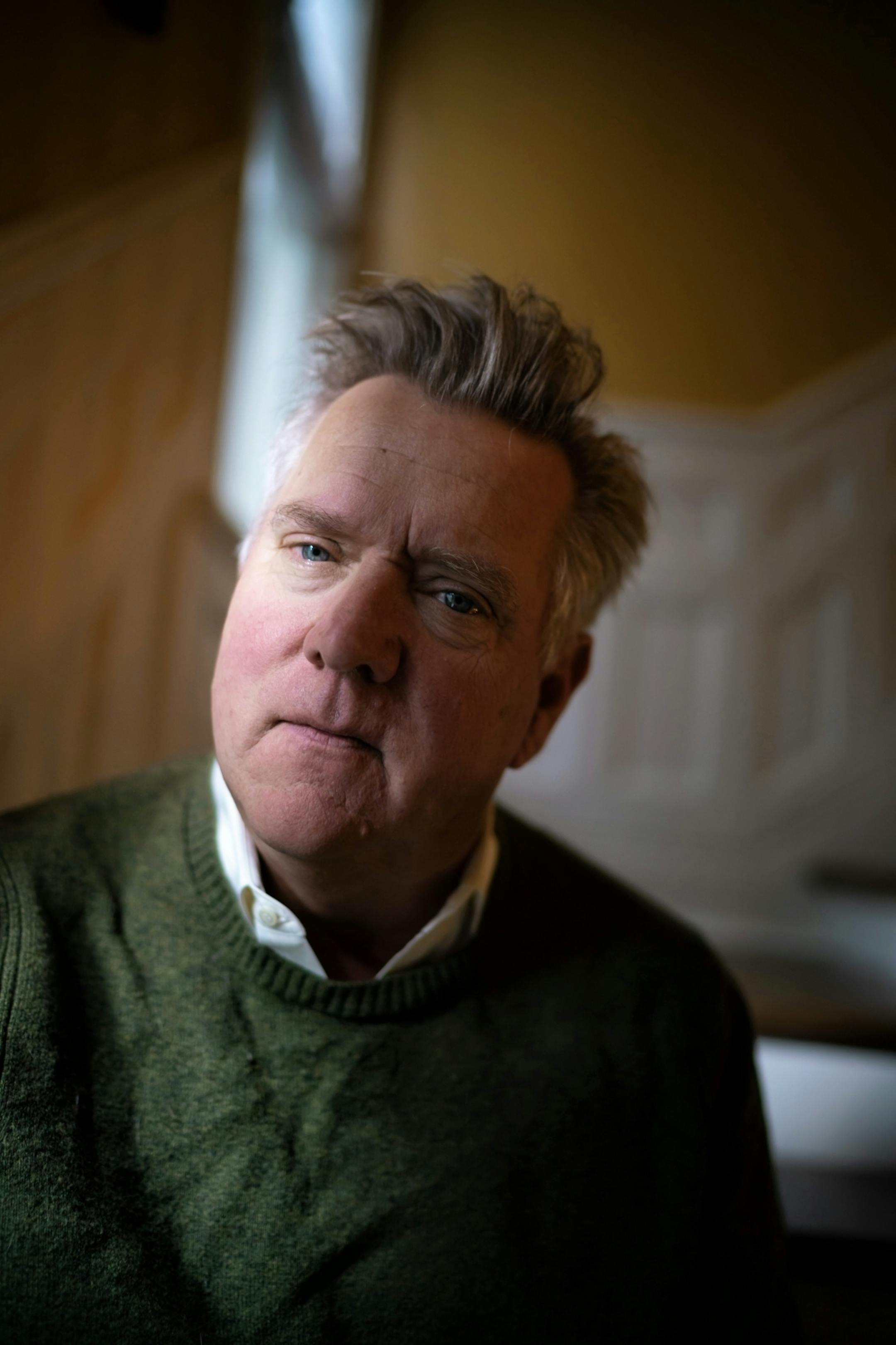 Chan Poling in his St. Paul home.