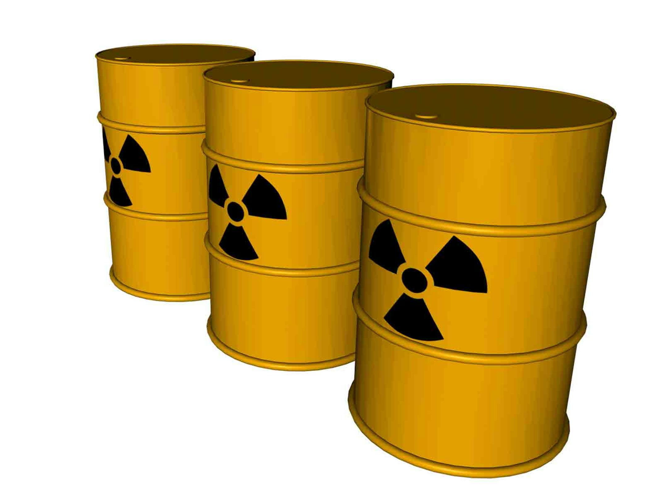Nuclear waste barrels