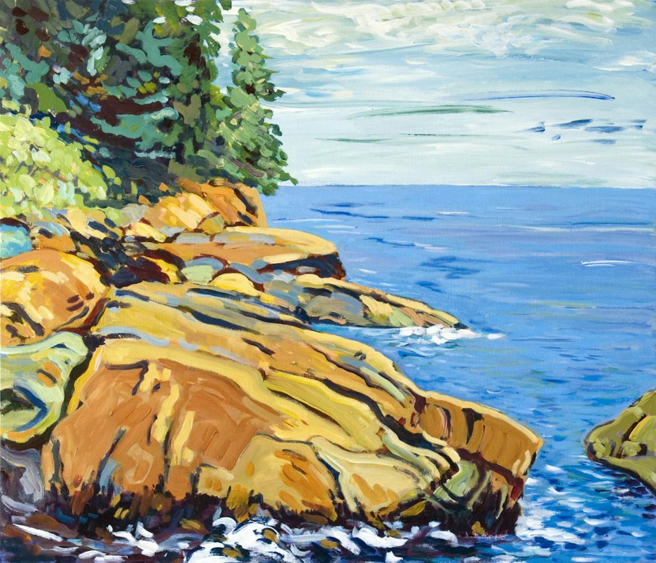 Sky Blue Waters -- painting by Doug Ross