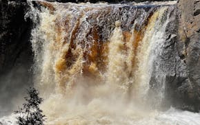 The Baptism River's Illgen Falls.