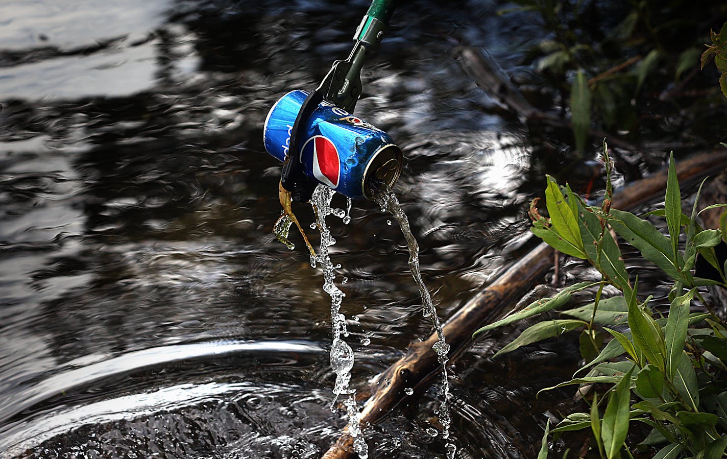 Connaughty has collected more than 1,500 pounds of garbage from the lake using his grabber. He has prepared a plan to on how to stop trash from entering the lake.