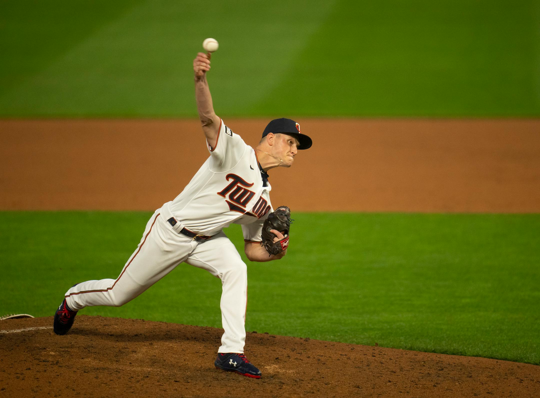 Twins reliever Cody Stashak pitched to Chicago in the fifth inning.
