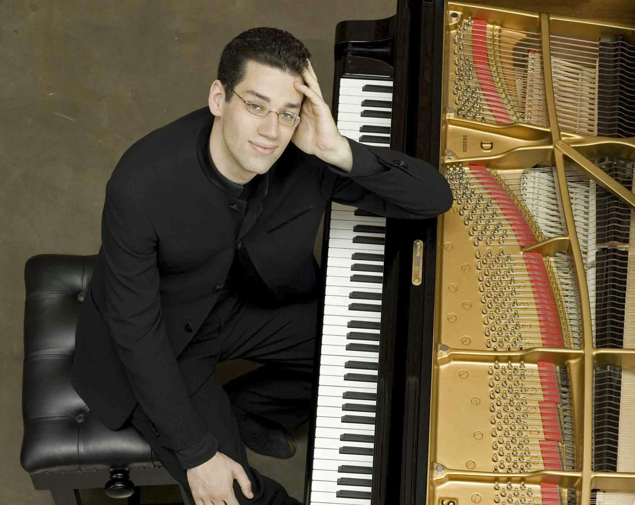 Pianist Jonathan Biss, appearing with the St. Paul Chamber Orchestra