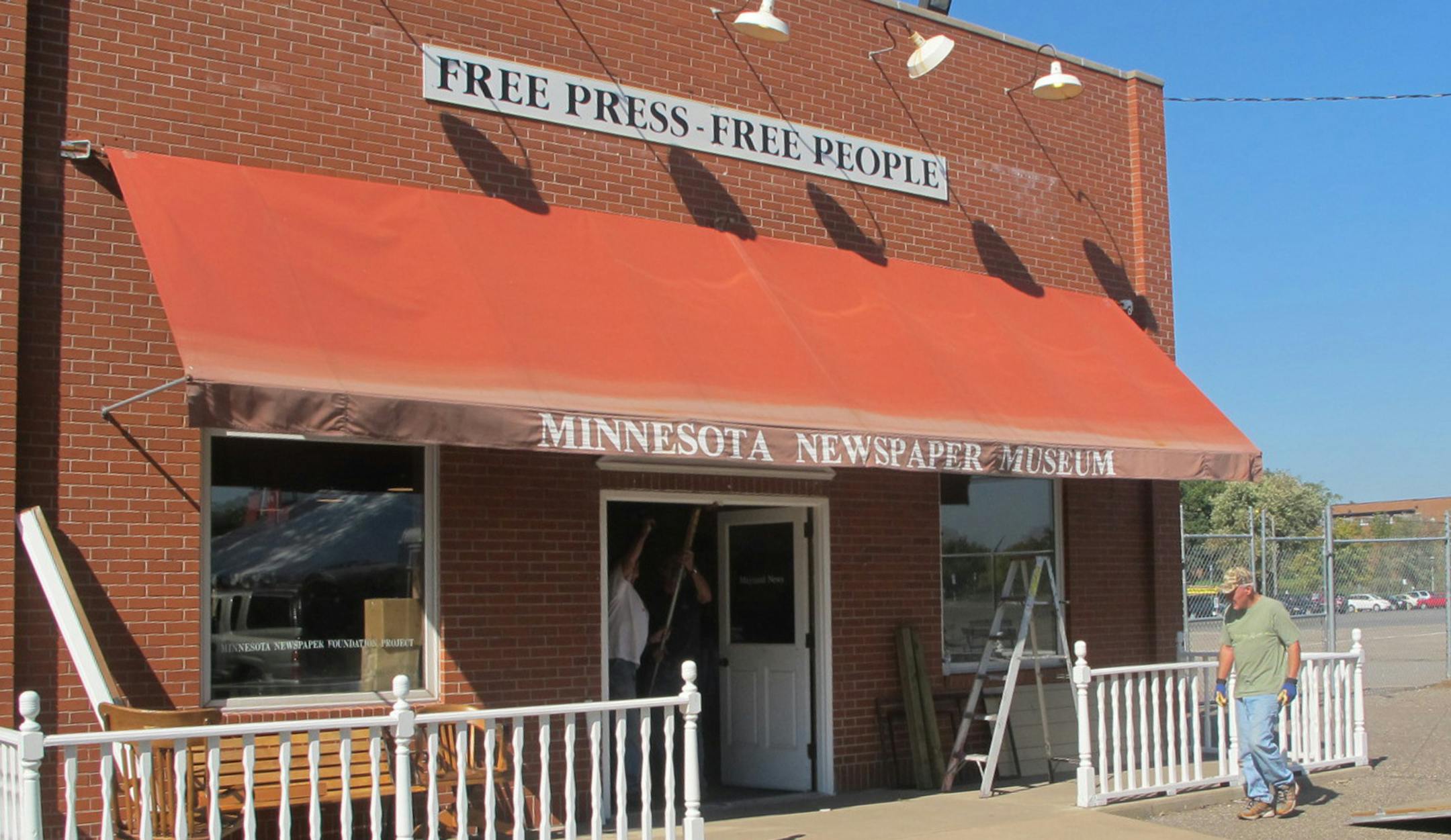 The Minnesota Newspaper Museum building will be demolished next month.