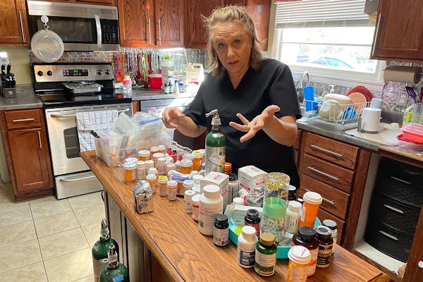 Cinde Lucas, whose husband has suffered from long COVID, lists the many supplements and prescription medications he tried while looking for something 